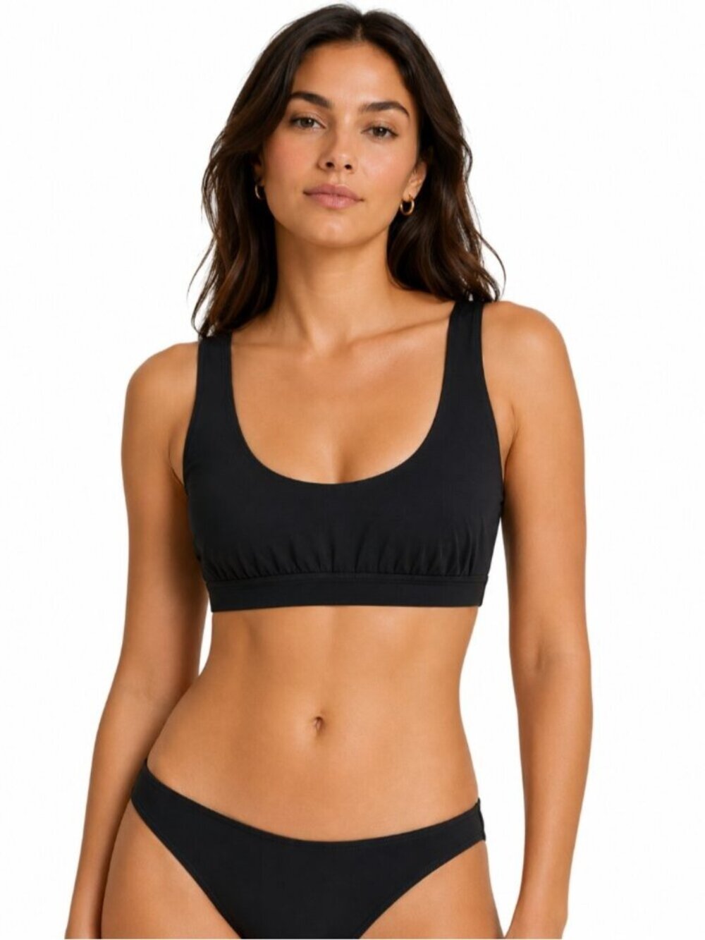 Dippin' Daisy's Black Sporty Swim Top